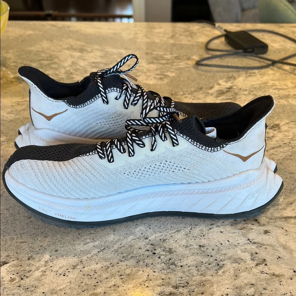 HOKA Hoka One One Running Carbon Black Athletic Shoes Size 8 - Picture 8 of 10